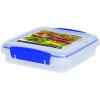 Sistema Klip It BPA Free Plastic Sandwich Box Blue and Clear 450ml 01645 