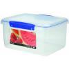 Sistema Klip It Plastic Rectangular Storage Container Clear 23.5cm x 23.5cm x 12cm 3Ltr 01830 | BPA Free