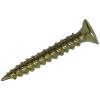 Securit Countersunk Woodscrews Brass Plated 3 x 20mm 45Pk S8163