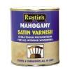 Rustins Satin Finish Polyurethane Varnish Walnut 500ml POSW500 | Extra Tough Polyurethane for Interior Use