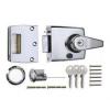 Era Locks Brass Body and Cylinder Narrow Style Double Locking Night Latch Backset With Three Keys Gold 40mm 183-32