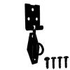 Japanned Wire Hasp and Staple Black 75mm 30736