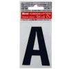 75mm Black Peelable Letter A