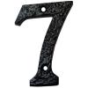 Securit Antique Style Numeral Number Seven Black 75mm S3357