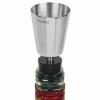 Kitchen Craft Stainless Steel Barcraft Bottle Stopper and Jigger Silver 25ml KCBCSTOPJIG