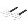 Kitchen Craft Lifting Forks For Meat And Poultry Silver And Black KCLIFTERS