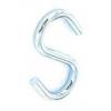 Securit Zinc Plated Galvanised S Hooks Stainless Steel 6mm Pack Of 2 S5700