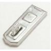 Sterling Hardened Steel Medium Security Hasp And Staple Chrome 60mm PHDHS060