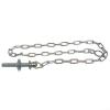 S Hook With Bath Chain And Stay Chrome Plated 450mm 30512