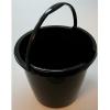 Whitefurze Durable Plastic Budget Bucket Black 10Ltr H07086