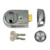 Yale Locks Y3 Modern Nightlatch Backset With Keys Black Finish 60mm P-Y3-BL-PB-60