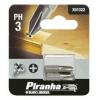 Black and Decker Piranha PH3 Screwdriver Bits to Fit Phillips Screws L 25mm Metallic Silver 2Pk X61022