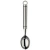 Kitchen Craft Oval Handled Stainless Steel Ice Cream Scoop Metallic Silver KCPROIC