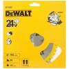 Dewalt Cordless Circular Saw Blade Metallic Silver 165mm x36mm 24V DT1205