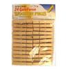 SHM Extra Strong Gale Force Wooden Pegs Beige 24Pk RD7324