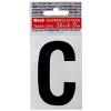 Bulk Self Adhesive Peelable Letter C Black 75mm 42226