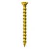 Top Double Counter Sunk Cross Recess Woodscrews Brass 10 x 2.75-Inch 2Pk 10114CBW