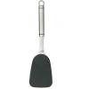 Kitchen Craft Oval Handled Stainless Steel Non-Stick Flexible Turner Silver and Black KCPROFL