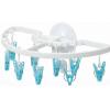 Aisen Portable 10 Peg Suction Airer White and Blue LK481 