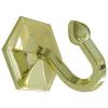 Self Adhesive Tieback Hooks Gold 10Pk BB24231