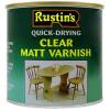 Rustins Quick Drying Matt Finish Acrylic Varnish Clear 250ml AVMC250