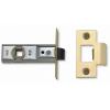 Union Tubular Mortice Latch Polished Brass 65mm Y2648-PL-2.50