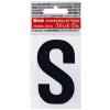 Self-Adhesive Peelable Letter S Black 75mm 42242 | Premium Quality | Easy to Use | Ideal Use for Home and Offices | Long Lasting