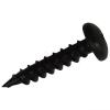 Securit S8256 Black Round Head Woodscrews 4 x 20mm - Pack of 28