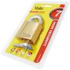 Yale Open Shackle Padlock With Two Keys Brass Small 50mm P-245-50-120