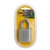 Yale Hardened Steel Open Shackle Padlock With Two Keys Silver 51mm P210-51-127-1