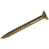 Securit Countersunk Woodscrews Brass Plated 4 x 40mm 18Pk S8181