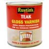 Rustins Gloss Finish Polyrethane Varnish Teak 500ml POGT500