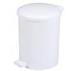 Hobby Life Durable Plastic Pedal Dust Bin White 10Ltr 11101