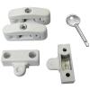 Era Locks White Metal Window Swing Lock With Standard Key 903-12