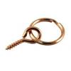 Coppered Medium Size Screw Rings Pack of 8