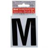 Self-Adhesive Peelable Letter M Black 75mm 42236 | Premium Quality | Easy to Use | Ideal Use for Home and Offices | Long Lasting