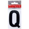 Peelable Letter Q Black 75mm 42240