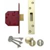 Union Insurance BS3621 Five Lever Deadlock With Extended Bolt Projection Satin Chrome 80mm and 20mm Y2134E-SC-3.0