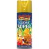 Plasti-Kote Super Gloss Spray Paint Yellow 400ml 1115