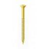 Timco Electro Brass Plated Cross Recess Countersunk Woodscrews 10-Inch 10114CWEB