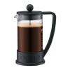 Bodum Three Cup Brazil French Press Coffee Maker Black 0.35Ltr 10948-01