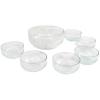 Crisal Dahlia Fruit Dinner Bowl Set Assorted 7Pk