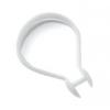 StarPack Snap-On Shower Curtain Ring White 6Pk 72045