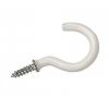 Starpack Cup Hook Plastic Coated White 38mm 8Pk 72086