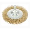 Draper Rotary Wire Brush Golden and Silver 75mm x 6mm 41429