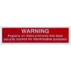 Best Self Adhesive Signs Horizontal Warning Assorted 5cm x 20cm 42129