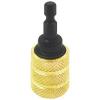 Am-Tech Carbon Steel Quick Change Chuck Adaptor Black and Yellow 0.25-Inch F0730