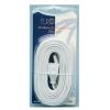 Eurosonic Telephone Extension Lead Straight White 20Mtr EU220