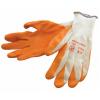 Am-Tech Heavy Duty Latex Coated Work Gloves Orange and Yellow Size 10 XL 1 Pair N2350