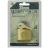 DK Tools Security Padlock With Three Keys Brass 38mm XXSEL02